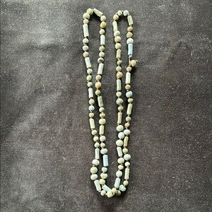 Labrodite long Beaded Necklace